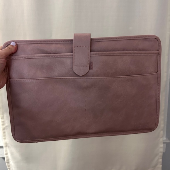 BEIS Blush Pink Convertible Weekender - Picture 10 of 16